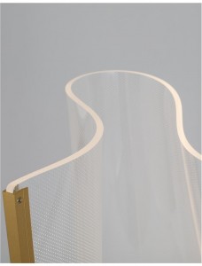Floor lamp Nova Luce Siderno transparent 31W 2517lm IP20 3000K warm white