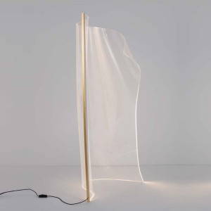 Floor lamp Nova Luce Siderno transparent 31W 2517lm IP20 3000K warm white