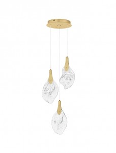 Rippvalgusti Nova Luce Bellina läbipaistev 10W 324lm IP20 3000K soe valge