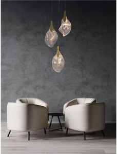 Rippvalgusti Nova Luce Bellina läbipaistev 10W 324lm IP20 3000K soe valge