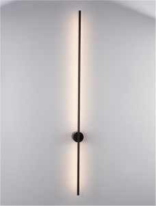 Wall light Nova Luce Aden black 20W 725lm 120° IP20 930