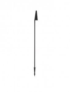 Bollard light Nova Luce Mabel black 8,5W 590lm 36° IP54 3000K warm white