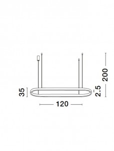 Bollard light Nova Luce Cuppe white 230V 56W 3360lm IP20 TRIAC 3000K warm white