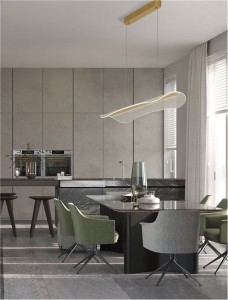 Pollarvalgusti Nova Luce Agos läbipaistev / kuldne 230V 34W 2562lm IP20 TRIAC 3000K soe valge