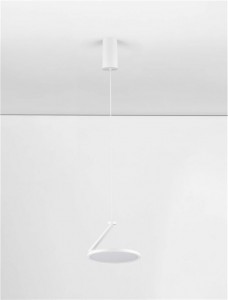Bollard light Nova Luce Opi white 230V 14W 1093lm 72° IP20 3000K warm white