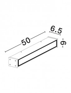 Julkisivuvalaisin Nova Luce Nova musta 230V 21W 974lm IP65 3000K lämmin valkoinen