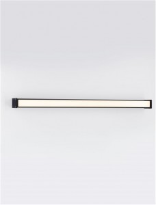 Julkisivuvalaisin Nova Luce Nova musta 230V 36W 1579lm IP65 3000K lämmin valkoinen