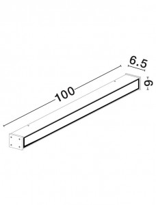 Julkisivuvalaisin Nova Luce Nova musta 230V 36W 1579lm IP65 3000K lämmin valkoinen