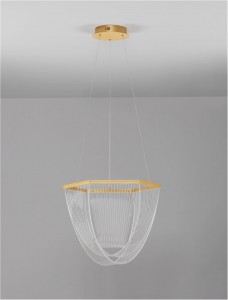 Riippuvalaisin Nova Luce Valentin 230V 35W 2995lm IP20 TRIAC 3000K lämmin valkoinen