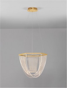Riippuvalaisin Nova Luce Valentin 230V 35W 2995lm IP20 TRIAC 3000K lämmin valkoinen
