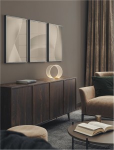 Pöytävalaisin Nova Luce Valentin 230V 14W 786lm IP20 DIMMABLE 3000K lämmin valkoinen