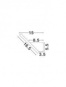 Wall light Nova Luce Vea gold 230V 8W 540lm IP20 Dip Switch 2700 K - 3000 K