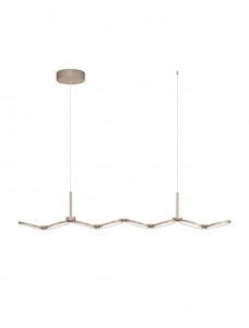 Pendant lamp Nova Luce Vea gold 230V 47W 2374lm IP20 Dip Switch 2700 K - 3000 K