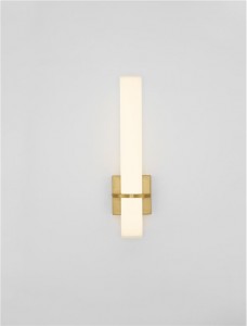 Wall light Nova Luce Luca gold / white 15W 1309lm IP44 4000K pure white