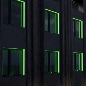 Fassaadivalgusti ZIU RGBW LV valge 230V 4W 200lm CRI80 165x3° IP66 DMX RGB + 3000K RGBW soe