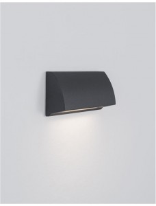Recessed facade luminaire Nova Luce Liv black 230V 3,5W 60lm 120° IP54 3000K warm white