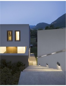 Recessed facade luminaire Nova Luce Liv black 230V 3,5W 60lm 120° IP54 3000K warm white