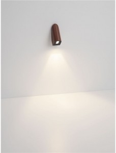 Süvistatav fassaadivalgusti Nova Luce Soren pruun 230V 3W 144lm IP65 3000K soe valge