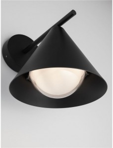 Süvistatav fassaadivalgusti Nova Luce Orix must 230V E27 IP65