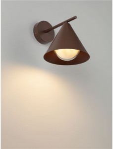 Süvistatav fassaadivalgusti Nova Luce Orix pruun 230V E27 IP65