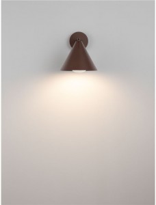 Süvistatav fassaadivalgusti Nova Luce Orix pruun 230V E27 IP65