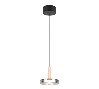 Pendant lamp Trio Lighting Celeste black 230V 10W 1100lm switch dimmer 830