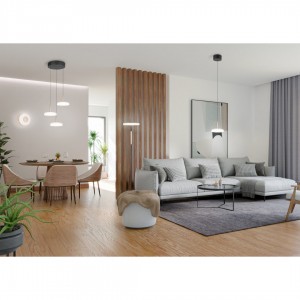 Seinävalaisin Trio Lighting Celeste beige 230V 10W 1100lm switch dimmer 830