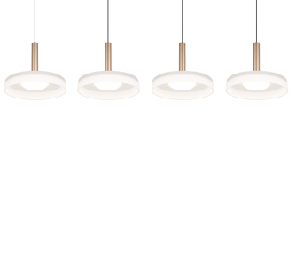 Rippvalgusti Trio Lighting Celeste 4 beež 230V 30W 3000lm IP20 switch dimmer 830
