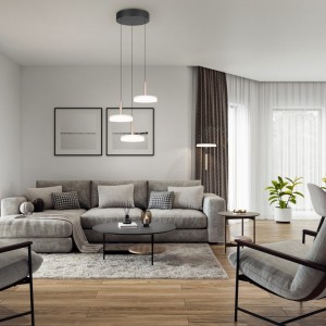 Põrandavalgusti Trio Lighting Celeste beež 230V 15W 1750lm IP20 switch dimmer 830