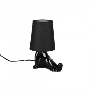 Настольный светильник Trio Lighting Huma черный E14