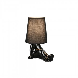 Pöytävalaisin Trio Lighting Huma musta E14