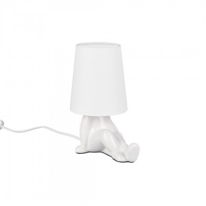Pöytävalaisin Trio Lighting Huma valkoinen E14