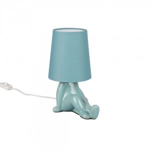 Pöytävalaisin Trio Lighting Huma sininen E14