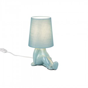 Настольный светильник Trio Lighting Huma синий E14