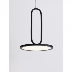 Pendant lamp Nova Luce Gea black 230V 12W 840lm IP20 3000K warm white