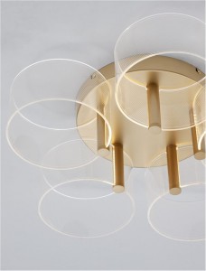 Laevalgusti Nova Luce Gatlin läbipaistev 230V 28W 1300lm IP20 3000K soe valge