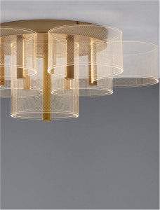 Laevalgusti Nova Luce Gatlin läbipaistev 230V 41W 2100lm IP20 3000K soe valge