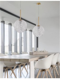 Rippvalgusti Nova Luce Mirano läbipaistev 230V E27 IP20
