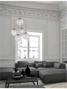Rippvalgusti Nova Luce Mirano läbipaistev 230V G9 IP20