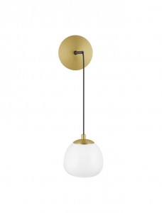 Seinavalgusti Nova Luce The Egg kuldne / valge 230V G9 IP20