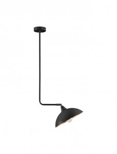 Pendant lamp Nova Luce Mirba black / golden 230V E27 IP20