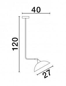 Rippvalgusti Nova Luce Mirba valge / kuldne 230V E27 IP20