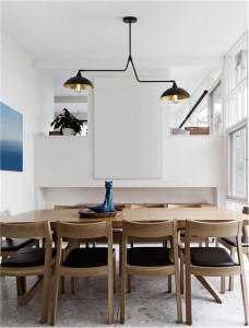 Pendant lamp Nova Luce Mirba 2 black / golden 230V E27 IP20