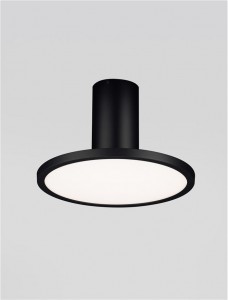 Ceiling lamp Nova Luce Ekei black 230V 14W 1085lm IP20 3000K warm white