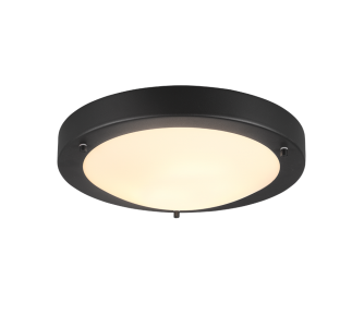 Plafondi Trio Lighting Condus musta E27 IP44