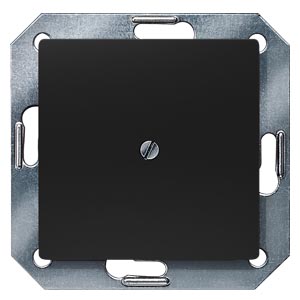 Cover plate SIEMENS Delta i-system Soft black IP20