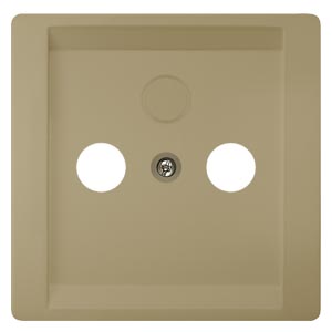Cover plate SIEMENS Delta Style matte gold IP20