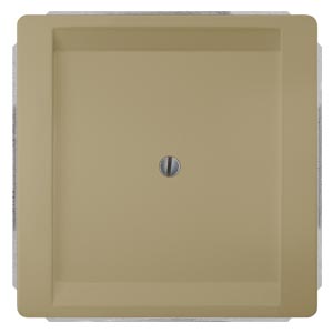 Cover plate SIEMENS Delta Style matte gold IP20