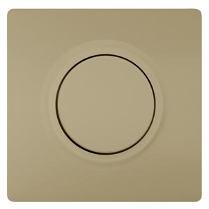 Rocker switch SIEMENS Delta Style matte gold IP20