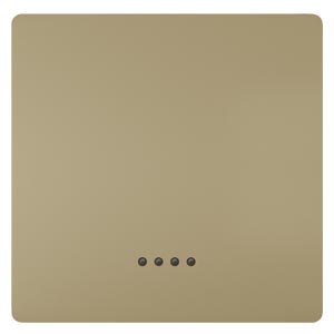 Rocker switch SIEMENS Delta Style matte gold IP20